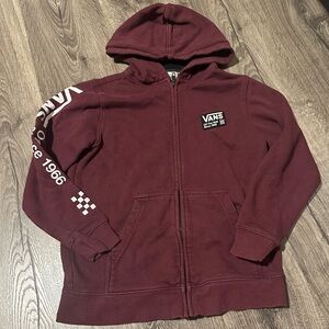 Vans Full Zip Jacket with Hoodie Youth Medium